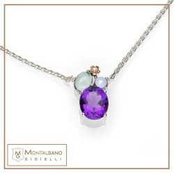 Collana Positano pietra ovale